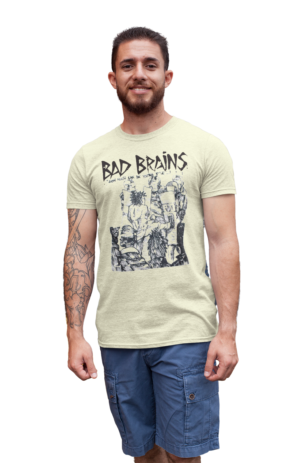 Bad Brains Rare Gig Flyer - How Much Can Da' Youths Take T shirt