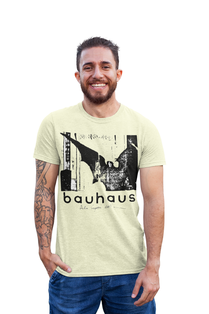 Bauhaus Bela Lugosi's Dead T-shirt  **We have a very limited supply of this t-shirt, and once sold out we are unable to get new stock as it has been discontinued**
All rise for the goth national anthem! Goth rock was officially born with Bela Lugosi’s Dead, and this design might as well be the national flag, emblazoned with the forever-iconic still from D. W. Griffith's film The Sorrows of Satan. Goth salute!