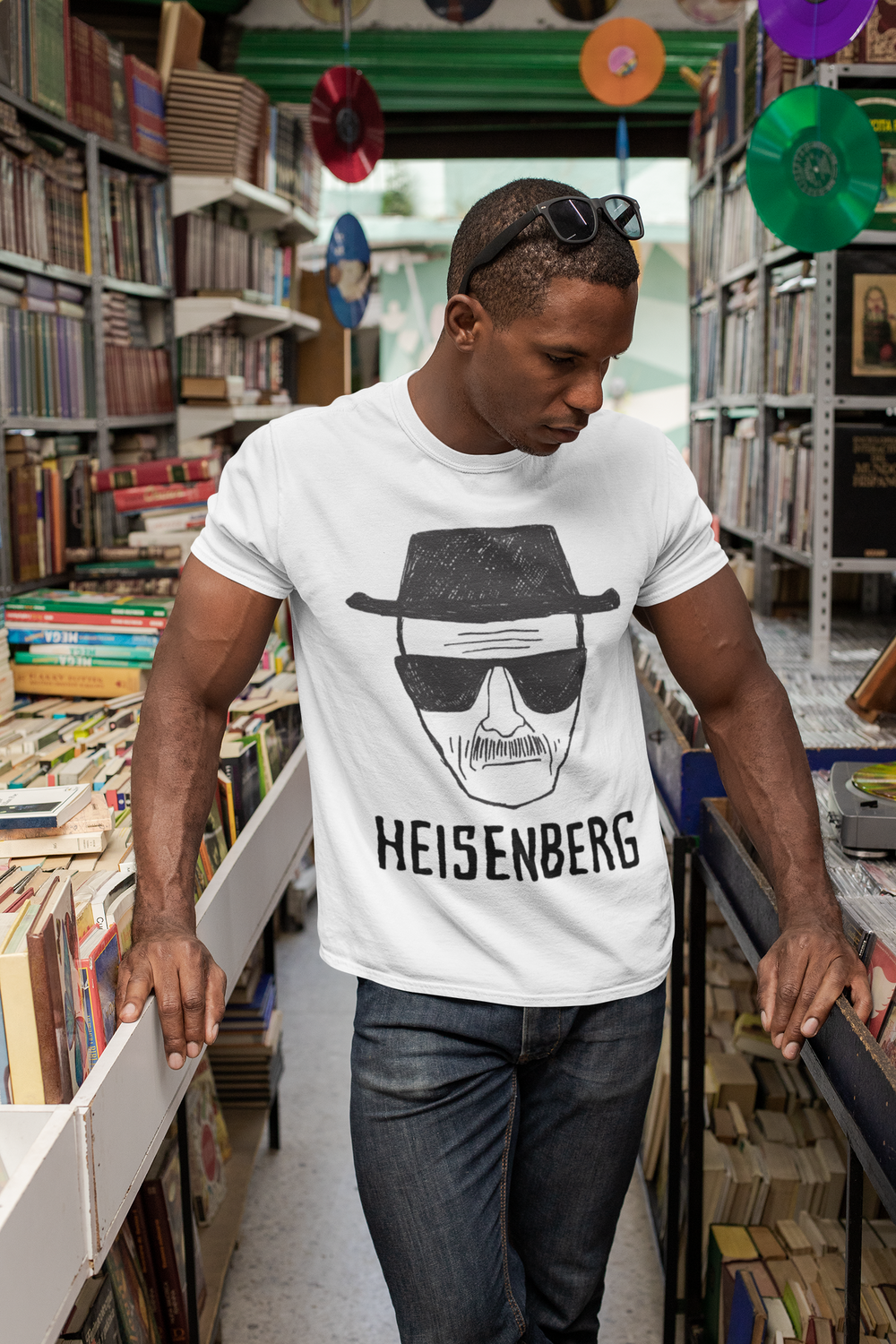 Don't test your fate! If you do, you'll want to have Walter White on your side. Fans of the hit television series , Breaking Bad will love this Heisenberg shirt celebrating the character Walter White.