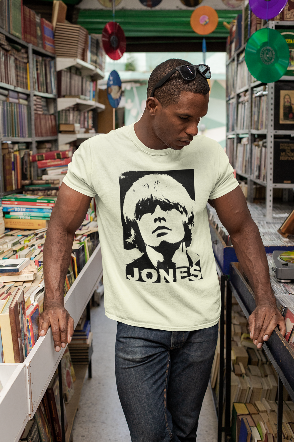 Brian Jones of The Rolling Stones Retro Negative Effect T-Shirt – Brian Jone’s attitude and stage presence did a good deal to help define the Rolling Stones' image in the 1960s, and his skills on a variety of instruments lent many of their records a diversity and eclecticism that the group would never match after his departure. Jones was already a rebel who embodied the more flamboyant aspects of the Rolling Stones' lifestyle even before the Rolling Stones formed. A true one off!
