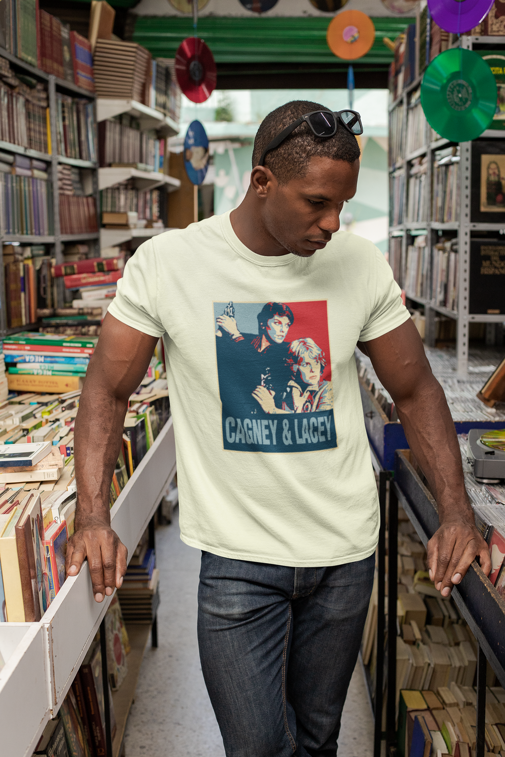 Step back in time to the glorious days of Cagney and Lacey with this super cool retro t-shirt!