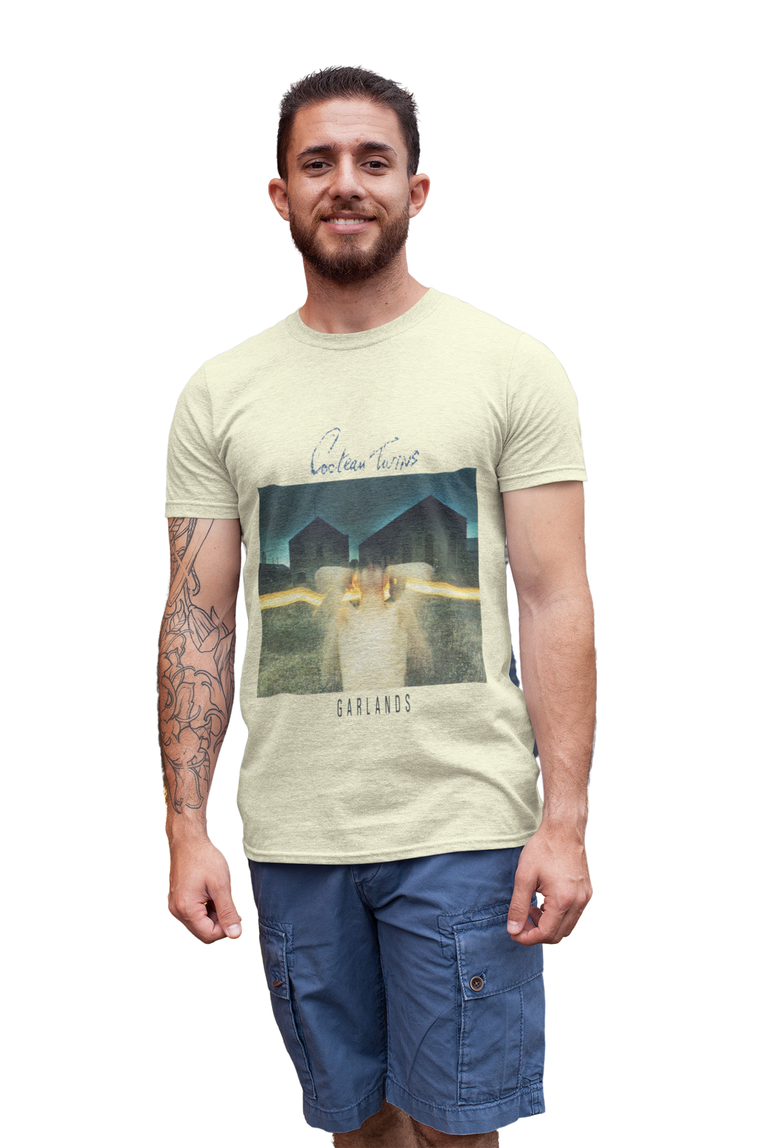 Cocteau Twins - Garlands T-Shirt 
Cocteau Twins were a Scottish post-punk/ethereal/dream pop band formed in 1981 in Grangemouth, Falkirk. Known for their unique sound and ethereal vocals, the band captivated audiences with their dreamlike melodies and atmospheric music. With a career spanning over 15 years, Cocteau Twins left an indelible mark on the music industry before disbanding in 1997. Their innovative approach to music continues to inspire artists today.