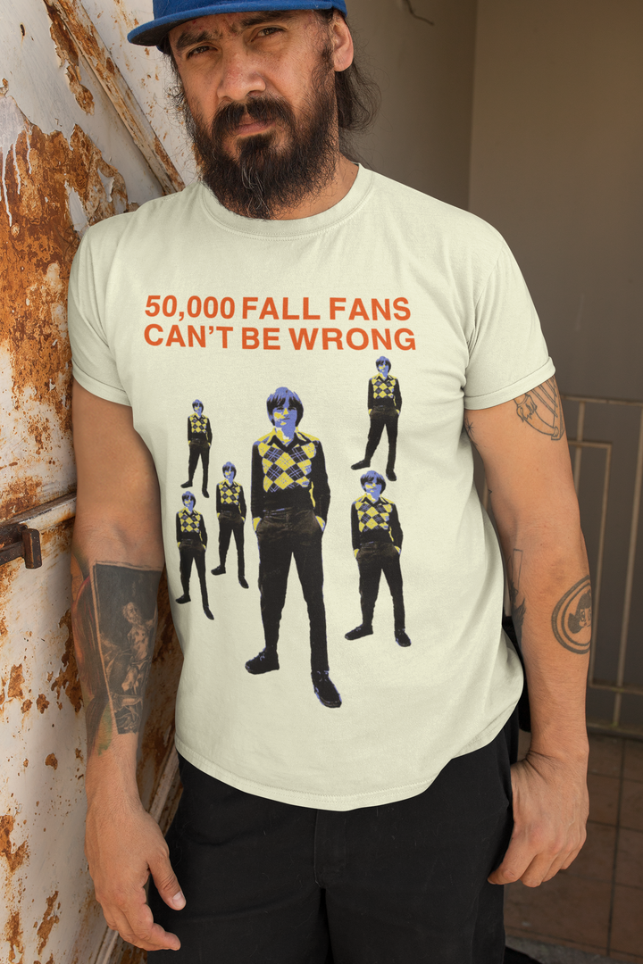 Honour the Post-Punk Pioneers! Immerse yourself in the world of Mark E Smith & The Fall with this t-shirt that pays tribute to the iconic post-punk band. From enigmatic album artwork to the unmistakable "The Fall" logo, capture the essence of their distinctive music and unconventional performances. Show your love for The Fall and let the spirit of the band elevate your style with unmatched post-punk brilliance!