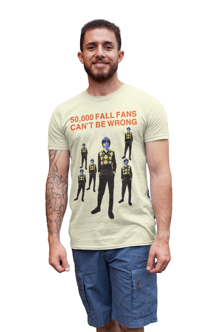 Honour the Post-Punk Pioneers! Immerse yourself in the world of Mark E Smith & The Fall with this t-shirt that pays tribute to the iconic post-punk band. From enigmatic album artwork to the unmistakable "The Fall" logo, capture the essence of their distinctive music and unconventional performances. Show your love for The Fall and let the spirit of the band elevate your style with unmatched post-punk brilliance!