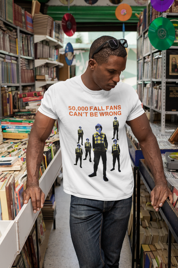 Honour the Post-Punk Pioneers! Immerse yourself in the world of Mark E Smith & The Fall with this t-shirt that pays tribute to the iconic post-punk band. From enigmatic album artwork to the unmistakable "The Fall" logo, capture the essence of their distinctive music and unconventional performances. Show your love for The Fall and let the spirit of the band elevate your style with unmatched post-punk brilliance!