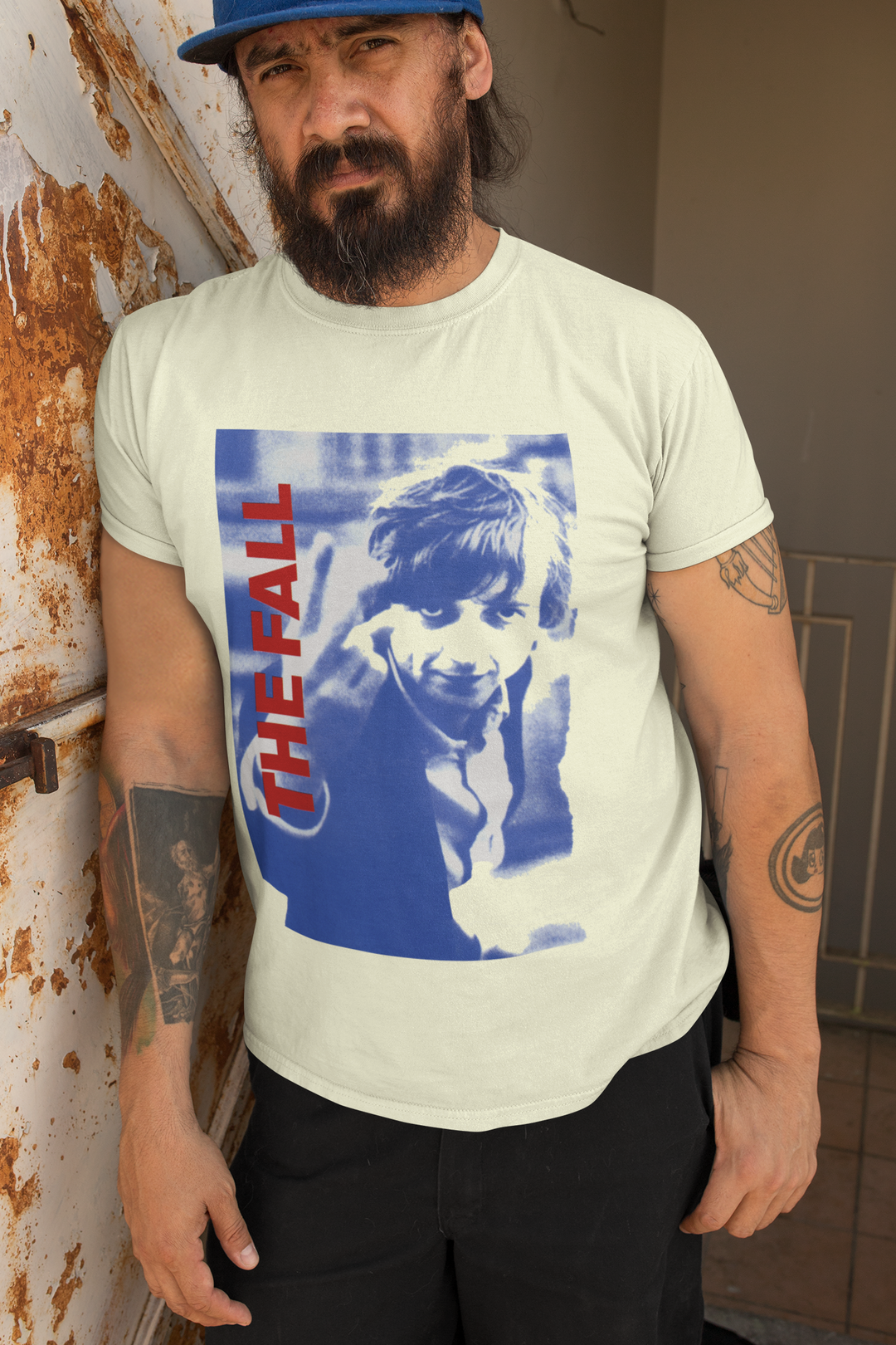 Honour the Post-Punk Pioneers! Immerse yourself in the world of Mark E Smith & The Fall with this t-shirt that pays tribute to the iconic post-punk band. From enigmatic album artwork to the unmistakable "The Fall" logo, capture the essence of their distinctive music and unconventional performances. Show your love for The Fall and let the spirit of the band elevate your style with unmatched post-punk brilliance!
