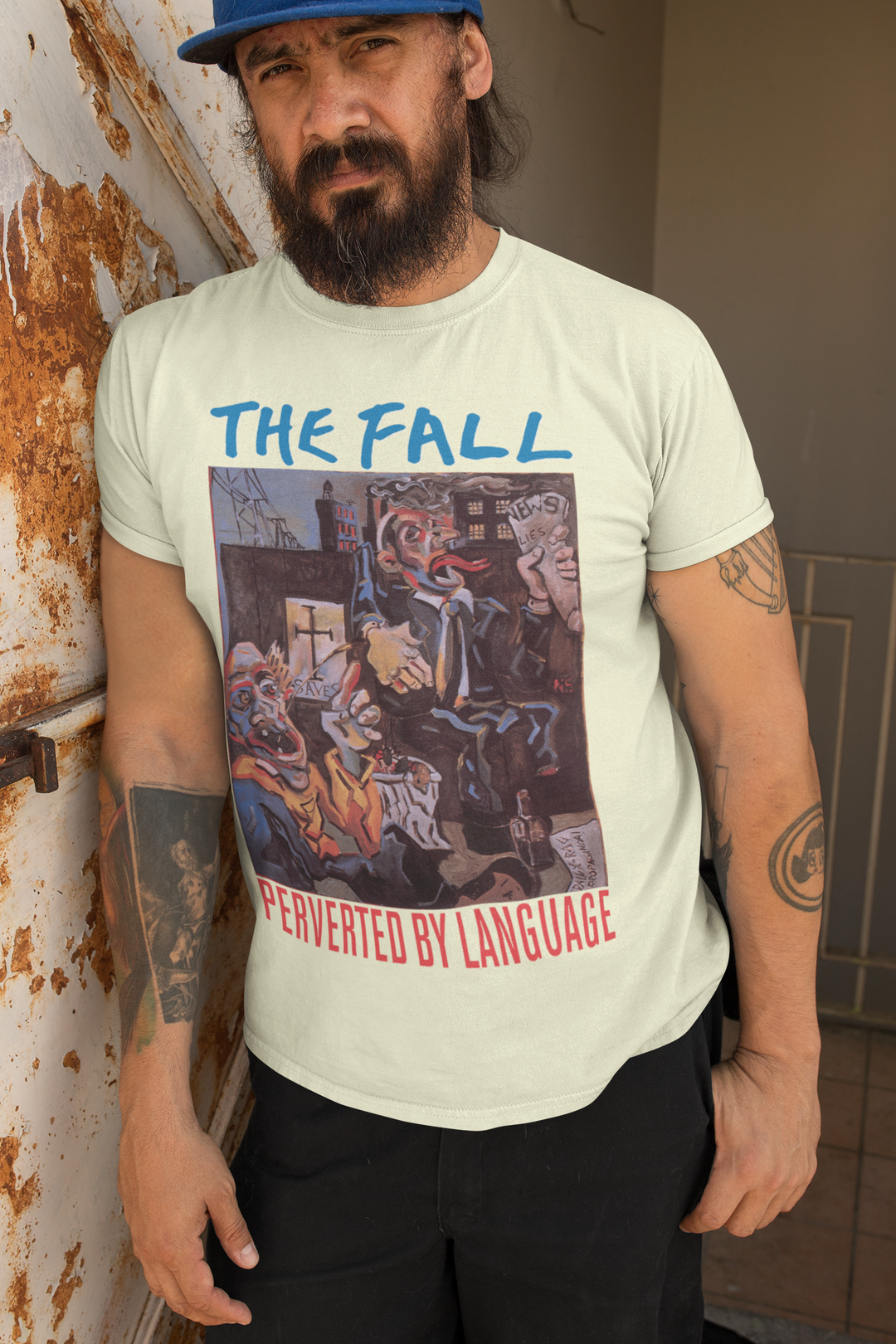 Honour the Post-Punk Pioneers! Immerse yourself in the world of Mark E Smith & The Fall with this t-shirt that pays tribute to the iconic post-punk band. From enigmatic album artwork to the unmistakable "The Fall" logo, capture the essence of their distinctive music and unconventional performances. Show your love for The Fall and let the spirit of the band elevate your style with unmatched post-punk brilliance!