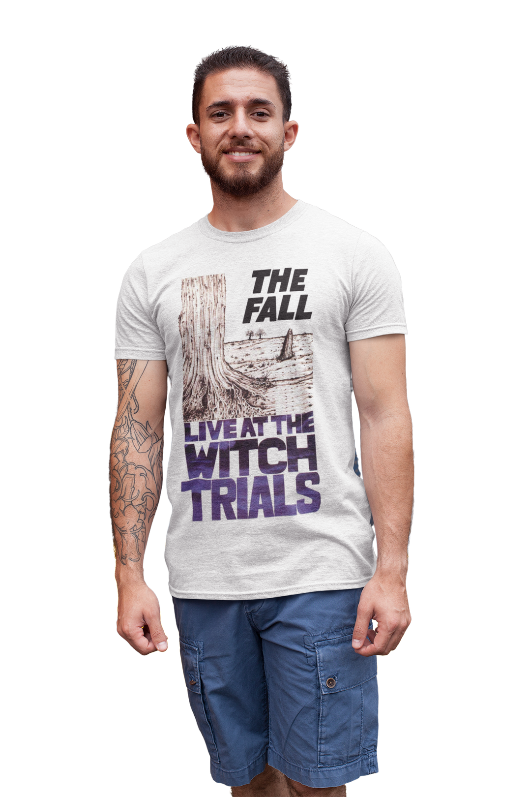 Honour the Post-Punk Pioneers! Immerse yourself in the world of Mark E Smith & The Fall with this t-shirt that pays tribute to the iconic post-punk band. From enigmatic album artwork to the unmistakable "The Fall" logo, capture the essence of their distinctive music and unconventional performances. Show your love for The Fall and let the spirit of the band elevate your style with unmatched post-punk brilliance!