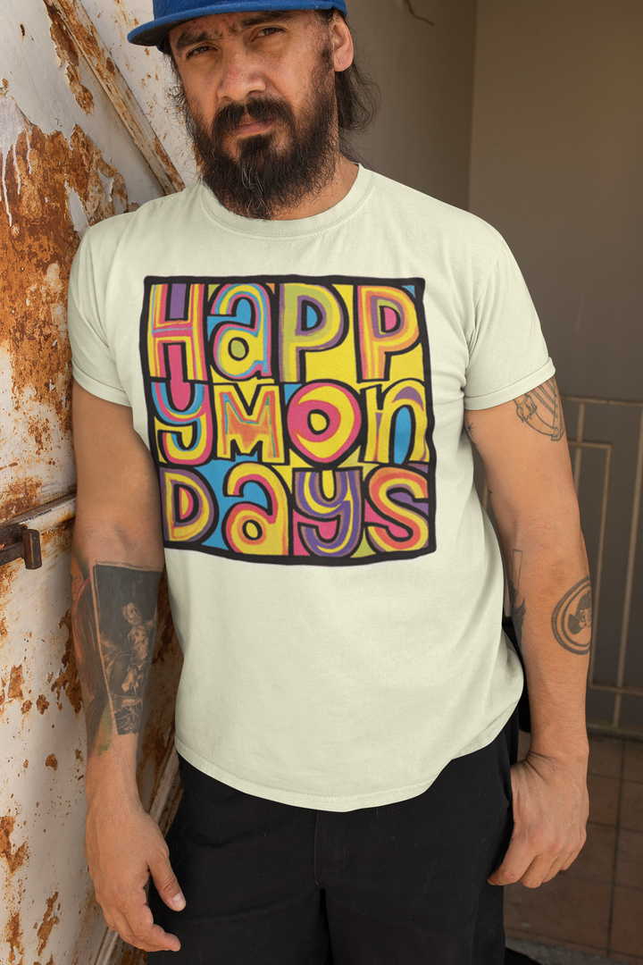 Happy Mondays - Wrote For Luck T-Shirt
Happy Mondays are a rock/acid house fused group that emerged from the "madchester" scene along with The Stone Roses in the late 1980s. Known for their legendary on and off-stage antics, lead singer Shaun Ryder and member Bez were notorious for their drink and drug-fueled behavior. Bez's unique dancing style became a highlight of their live gigs. The band still tour from time to time and we can highly recommend you try and catch them!