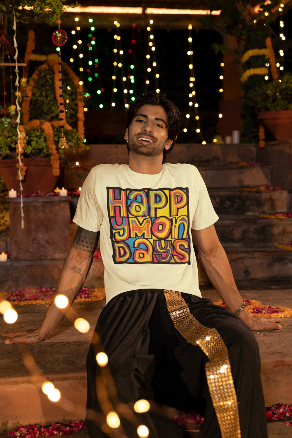 Happy Mondays - Wrote For Luck T-Shirt
Happy Mondays are a rock/acid house fused group that emerged from the "madchester" scene along with The Stone Roses in the late 1980s. Known for their legendary on and off-stage antics, lead singer Shaun Ryder and member Bez were notorious for their drink and drug-fueled behavior. Bez's unique dancing style became a highlight of their live gigs. The band still tour from time to time and we can highly recommend you try and catch them!