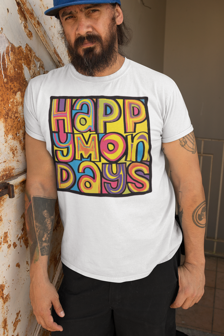 Happy Mondays - Wrote For Luck T-Shirt
Happy Mondays are a rock/acid house fused group that emerged from the "madchester" scene along with The Stone Roses in the late 1980s. Known for their legendary on and off-stage antics, lead singer Shaun Ryder and member Bez were notorious for their drink and drug-fueled behavior. Bez's unique dancing style became a highlight of their live gigs. The band still tour from time to time and we can highly recommend you try and catch them!