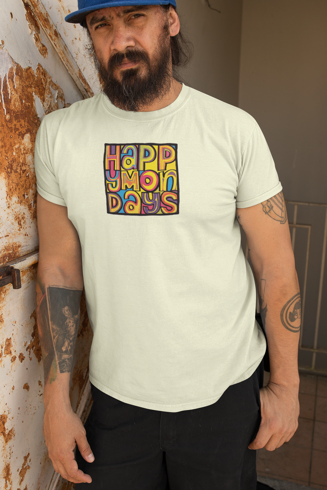 Happy Mondays - Wrote For Luck T-Shirt
Happy Mondays are a rock/acid house fused group that emerged from the "madchester" scene along with The Stone Roses in the late 1980s. Known for their legendary on and off-stage antics, lead singer Shaun Ryder and member Bez were notorious for their drink and drug-fueled behavior. Bez's unique dancing style became a highlight of their live gigs. The band still tour from time to time and we can highly recommend you try and catch them!
