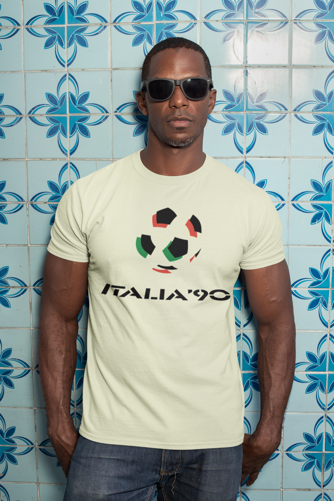 Italia 90 World Cup Retro Vintage Style Football T-shirt.
We love a retro t-shirt here and our ultra cool Italia 90 Football World Cup t-shirt is no exception.