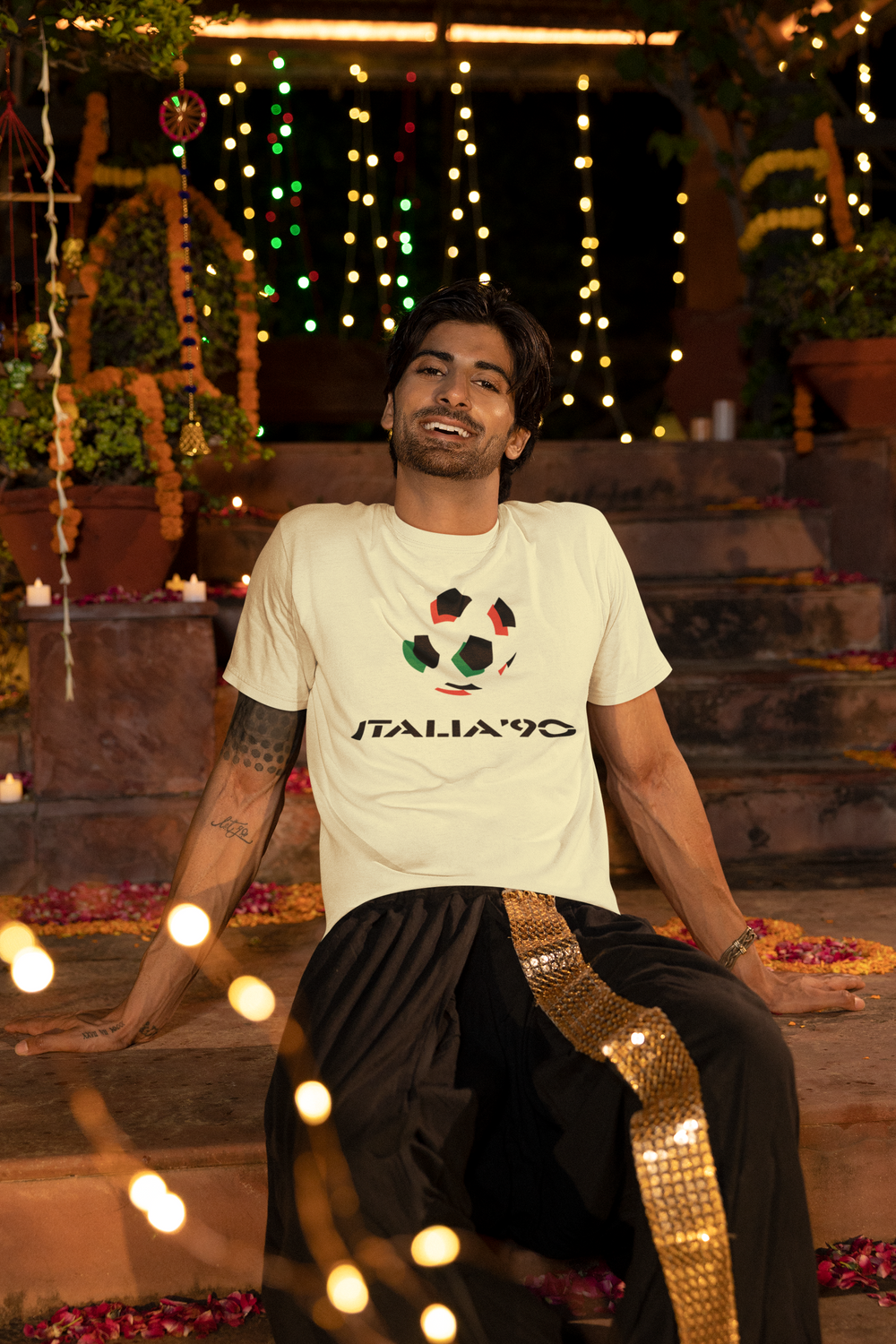 Italia 90 World Cup Retro Vintage Style Football T-shirt.
We love a retro t-shirt here and our ultra cool Italia 90 Football World Cup t-shirt is no exception.