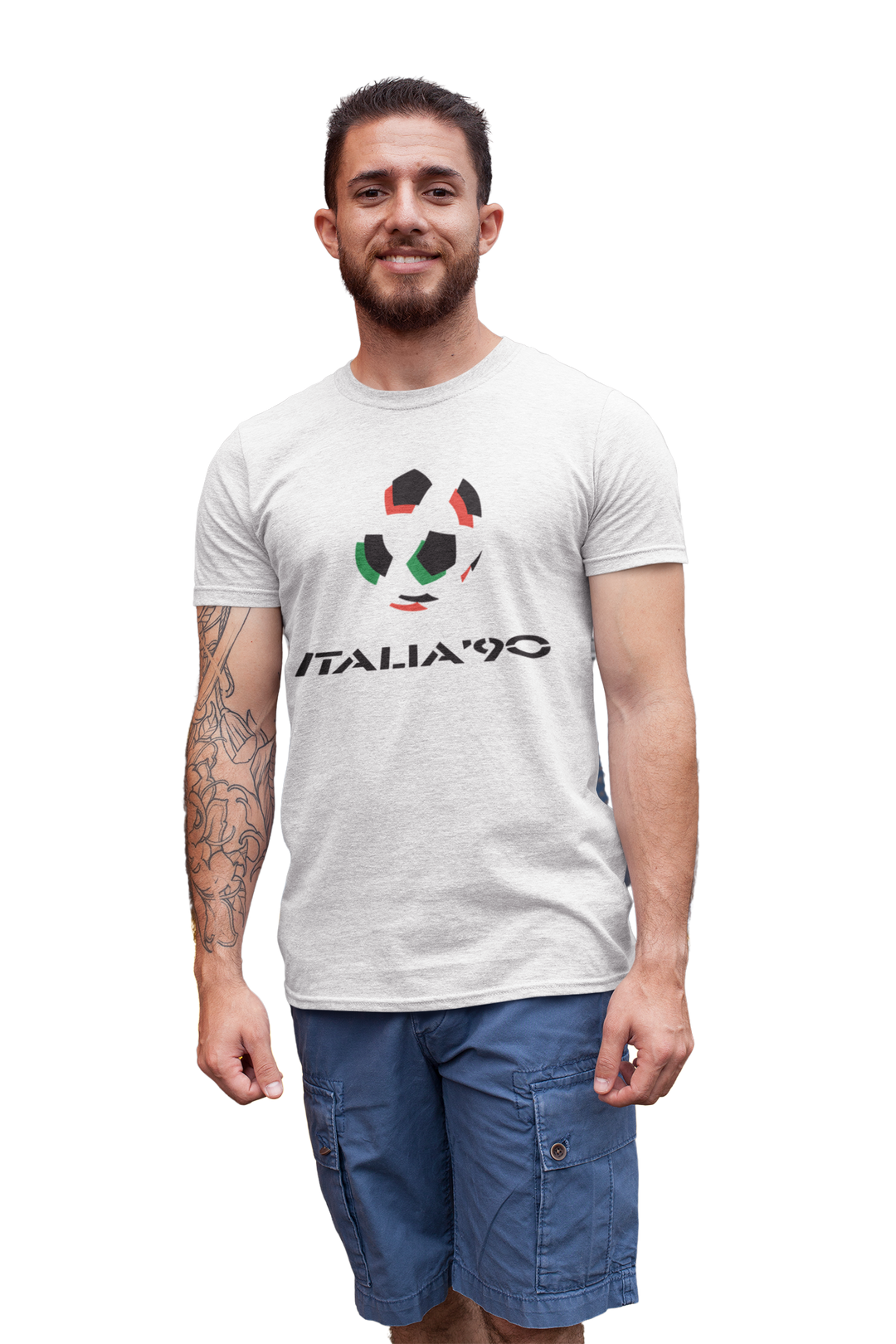 Italia 90 World Cup Retro Vintage Style Football T-shirt.
We love a retro t-shirt here and our ultra cool Italia 90 Football World Cup t-shirt is no exception.