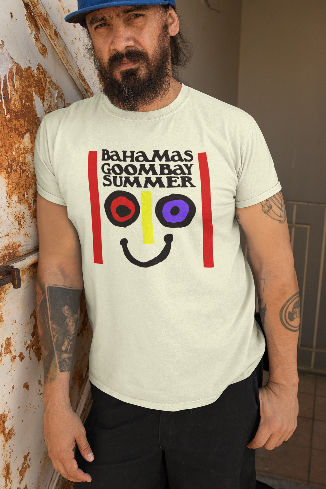 As Worn By Jaco Pastorius - Bahamas Goombay Summer Festival T-Shirt
This is a great tribute T shirt to the greatest jazz bass player of all time Jaco Pastorius. He can be seen wearing this shirt in the great documentary 'Jaco' and in many photos from his classic period.