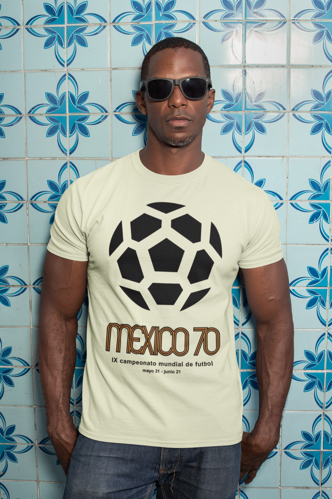 Mexico 70 / 1970 World Cup Football Soccer Retro Vintage style T-Shirt.
We love a retro t-shirt here and our ultra cool Mexico 70 Football World Cup t-shirt is no exception.