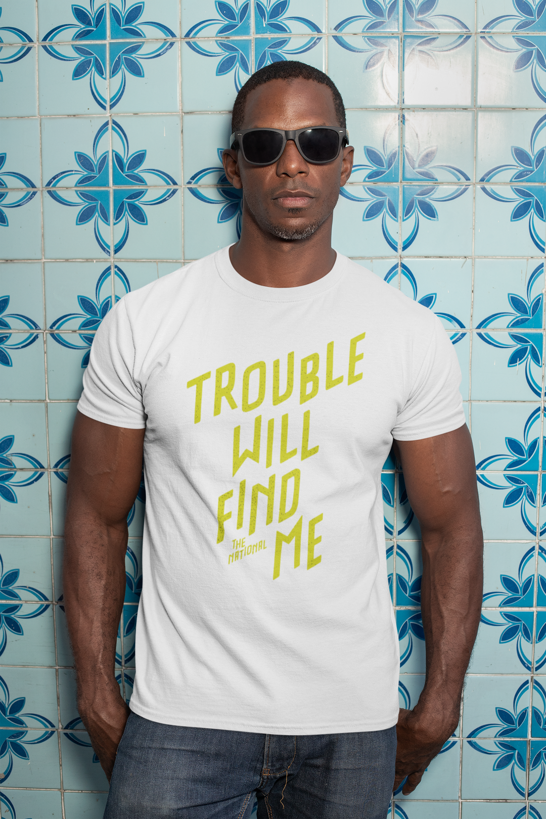 “Trouble Will Find Me” T-Shirt
**We have a very limited supply of this t-shirt, and once sold out we are unable to get new stock as it has been discontinued**