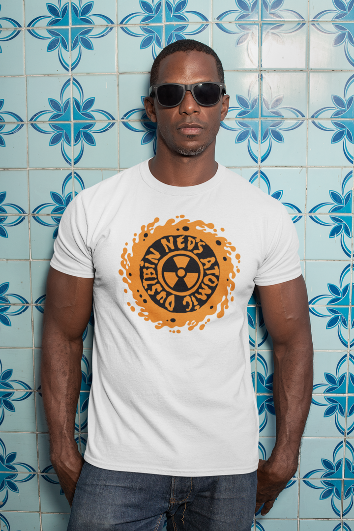 Neds Orange Logo White T-shirt