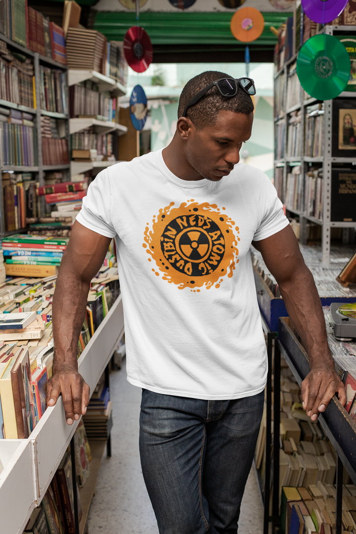 Neds Orange Logo White T-shirt