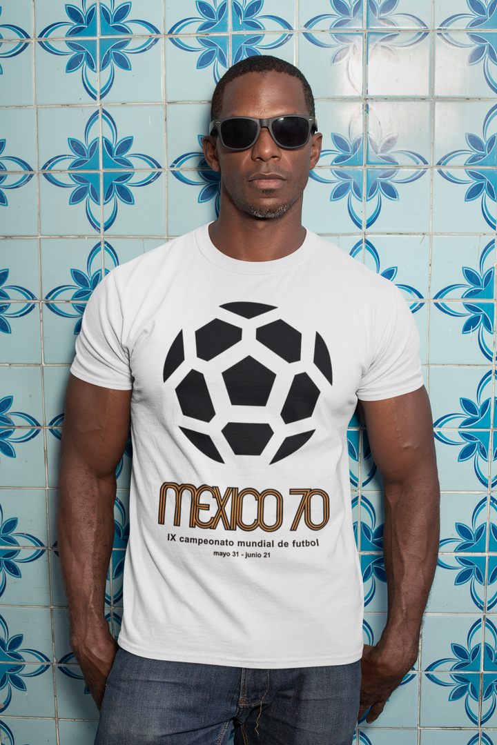 Mexico 70 / 1970 World Cup Football Soccer Retro Vintage style T-Shirt.
We love a retro t-shirt here and our ultra cool Mexico 70 Football World Cup t-shirt is no exception.


