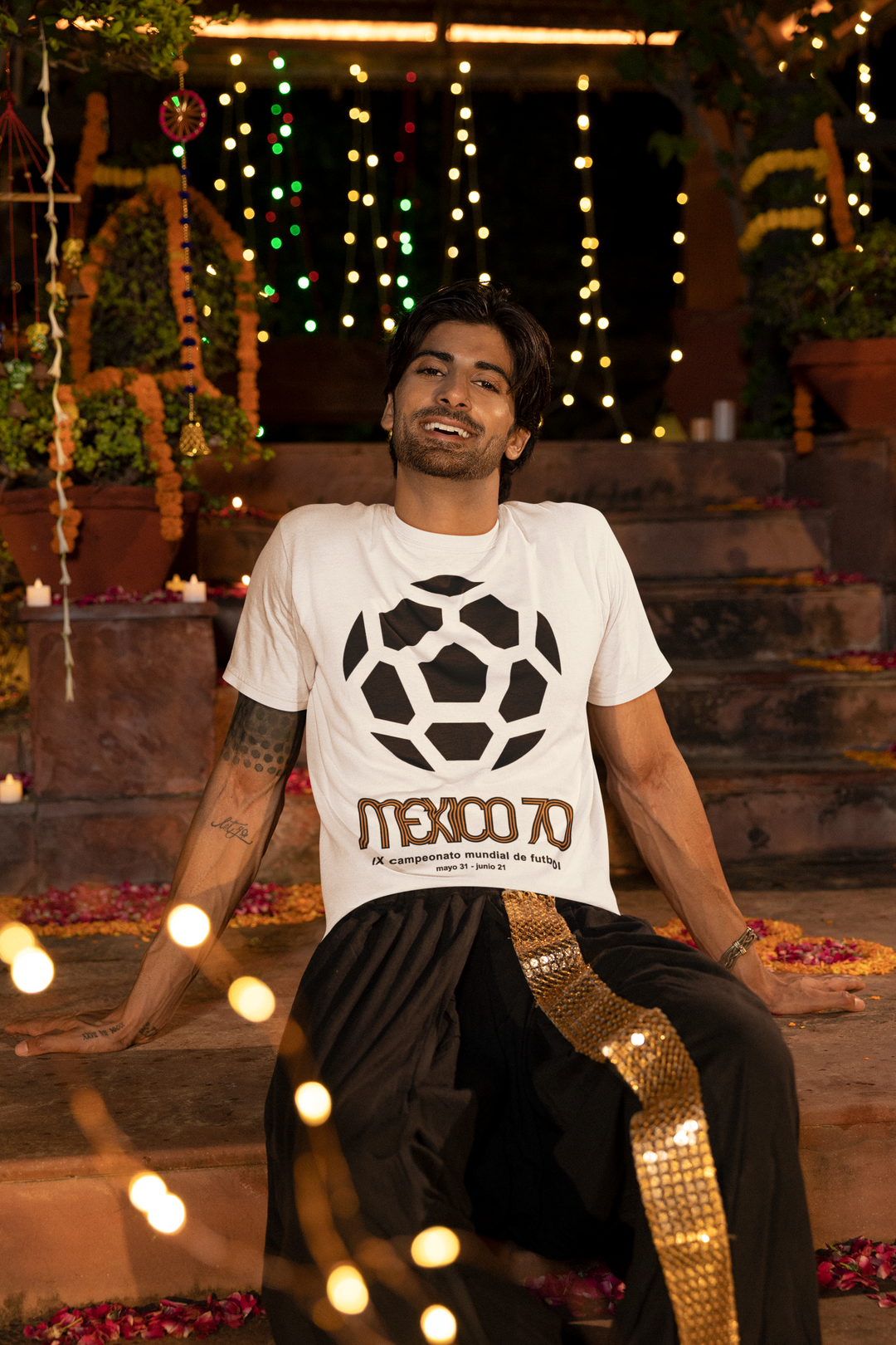 Mexico 70 / 1970 World Cup Football Soccer Retro Vintage style T-Shirt.
We love a retro t-shirt here and our ultra cool Mexico 70 Football World Cup t-shirt is no exception.


