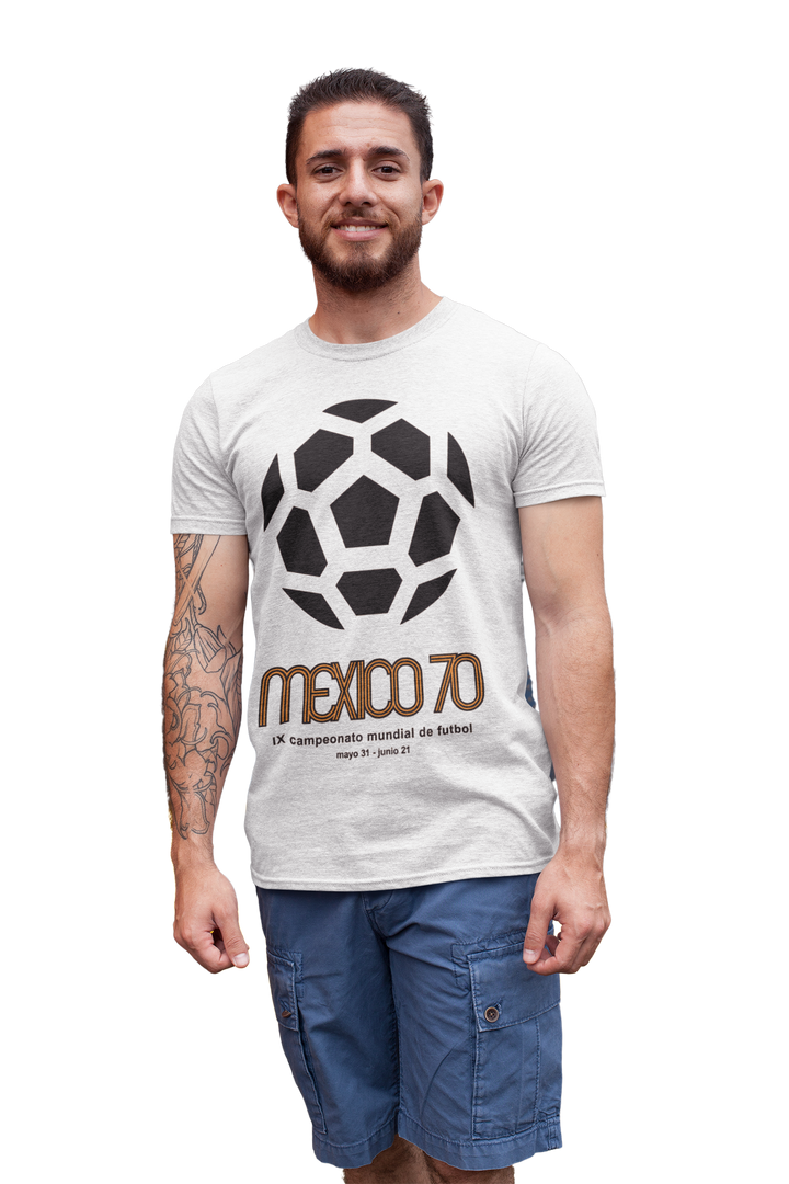 Mexico 70 / 1970 World Cup Football Soccer Retro Vintage style T-Shirt.
We love a retro t-shirt here and our ultra cool Mexico 70 Football World Cup t-shirt is no exception.


